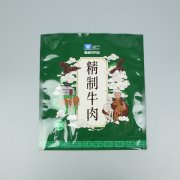 精致牛肉+亮面塑料复合+三边封